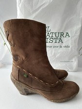 El Naturalista Brown Leather Boots Size 4 - 37
