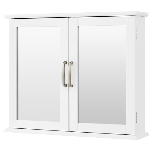 Wall mounted bathroom mirror - mounted,