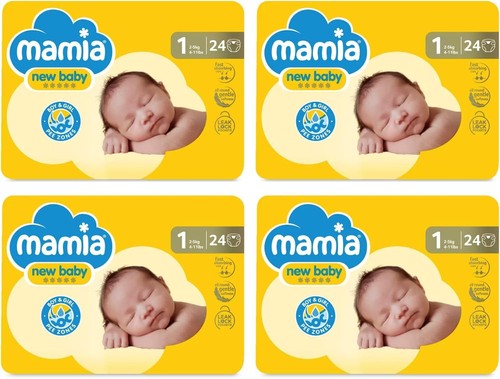 Mamia new baby nappies - 96,
