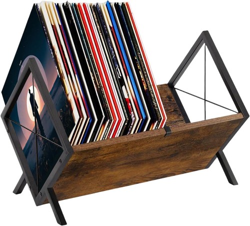 Record storage rack lp - storage, rack,