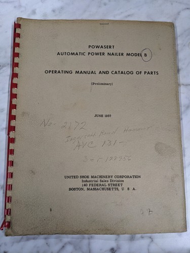 United shoe machinery powasert - united,