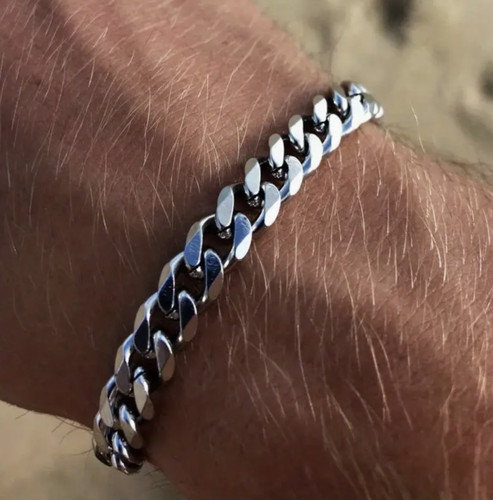 Mens bracelet stainless steel - bracelet,