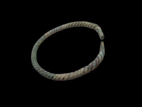 Ancient viking bronze rope - ancient,
