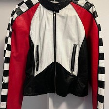 Red and black Racing jacket in