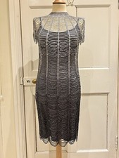 Karen Millen Embellished Beaded Flapper Dress. Size 8 Uk. Never Worn. 