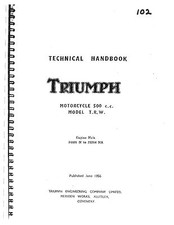 Triumph Workshop Manual 1950