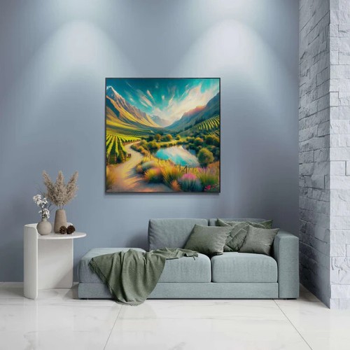 Landscape canvas print south - landscape, print: