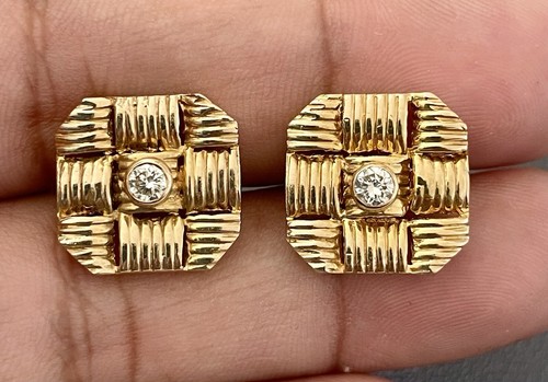 9kt yellow gold 30ct - gold, diamond