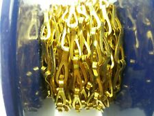 Polished Brass Chandelier Chain Mirror Picture Hanging 1 Meter Length 19mm link