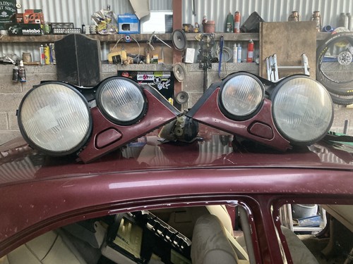 Mercedes w210 headlights - headlights, with