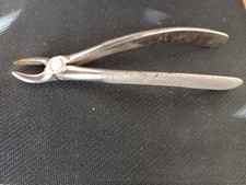 Vintage Dental Forceps. Elliot of Edinburgh.