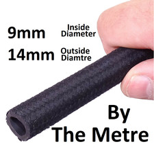 9mm ID Reinforced Rubber Motorcycle Car Petrol Fuel Pipe Hose 1 Metre 1M