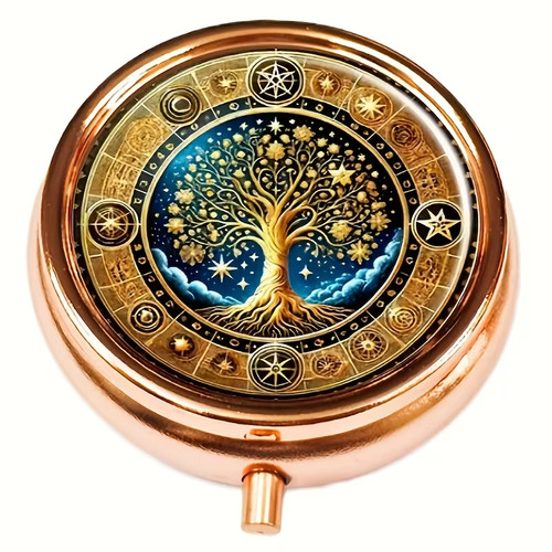 Tree life round pill - of,