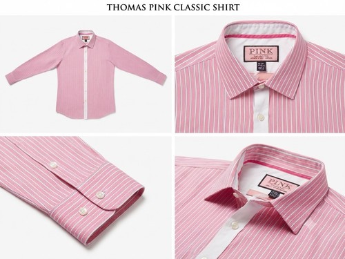 Thomas pink classic - pink, shirt