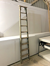 Antique set library ladder - antique, library/ladder