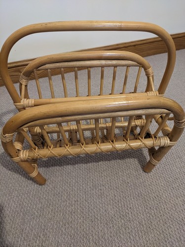 Cane bamboo wicker magazine - bamboo,