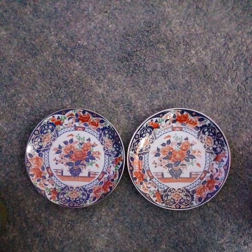 Set imari porcelain - porcelain, plates