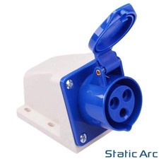 16A 3-PIN WALL MOUNT SOCKET