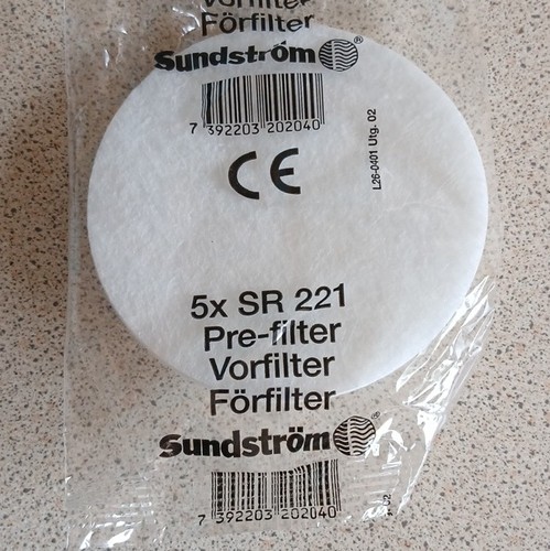 Sundstrom sr221 pre filter - sundstrom,