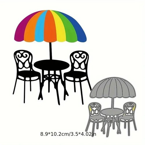 Chairs table umbrella - ,,