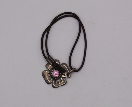 Pandora leather bracelet ss - pandora,