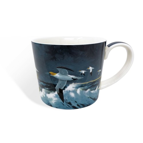 Gannets flight china mug - gannets, in