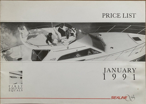 Sealine motor yachts 1991 - sealine,