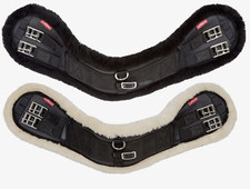 LeMieux Integrated Dressage Fleece Lined Mono Short Girth Black/Natural 55-75cm