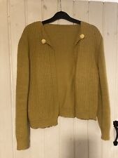 1950s vintage mustard cardigan yellow / mustard 