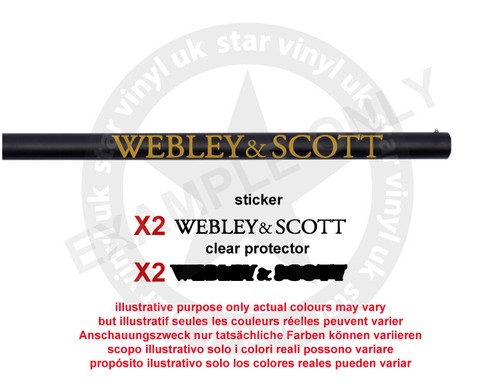 Webley scott vinyl - vinyl, decal