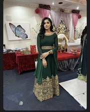 Women's Green Anarkali