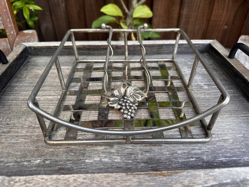 Vintage chrome effect - vintage, napkin