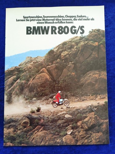 Bmw motorrad s brochure - motorrad, g/s