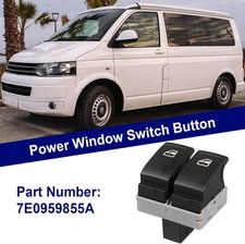 ELECTRIC WINDOW SWITCH FRONT FOR VW TRANSPORTER T5 7E0959855A (2003-2015)