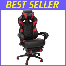 Reclining 110 Ergonomic Gaming Chair with Footrest - Perfect for Office & Gaming