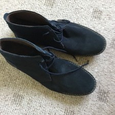 Navy Suede Men’s Shoes