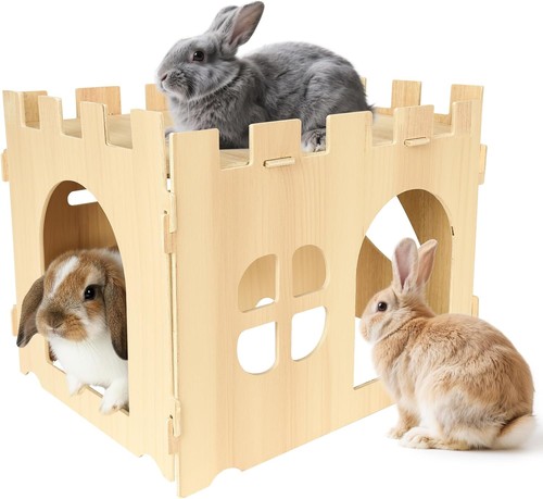 Wooden rabbit house - wooden,