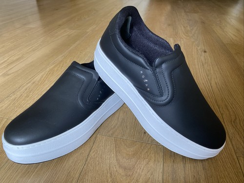 Hogan black platform slip - platform, slip‑on