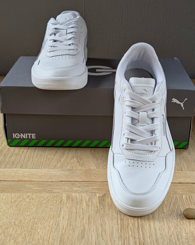 Puma court ultra white - puma, white/silver