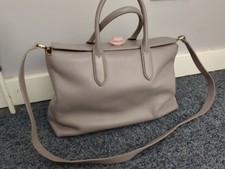 Lulu Guinness Madeline or Marilyn Bag In Lavender Grey vgc