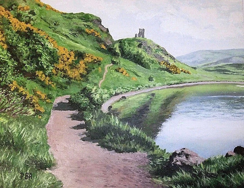 Scotland original oil painting