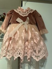 Tailored Blush Pink Newborn Dress – Perfect for Baby Girls (0-3 Months)