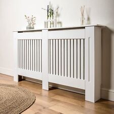 Premium Large 92CM Tall Radiator Cover Bar Wall Cabinet MDF Grill Shelf Guard XL