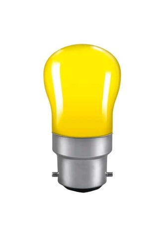 15w b22 pygmy yellow bulb - b22, ge