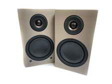 Triangle LN01A Active Bookshelf Speaker Set Linen Grey