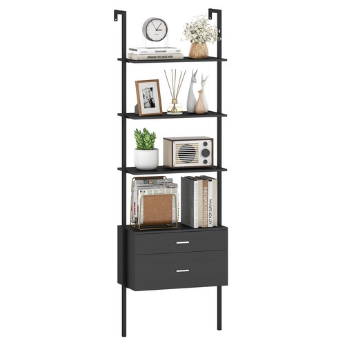 Tier ladder bookcase 184cm - ladder,