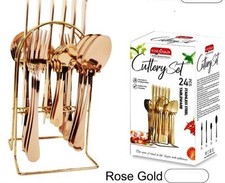 24 PCS CUTLERY SET STAINLESS