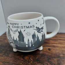Harry Potter Wizarding World Footed Happy Christmas Mug Warner Brothers ExCon