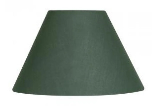 Lampshade green coolie - lampshade, 16"