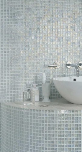 Fired earth oyster mosaic - fired,